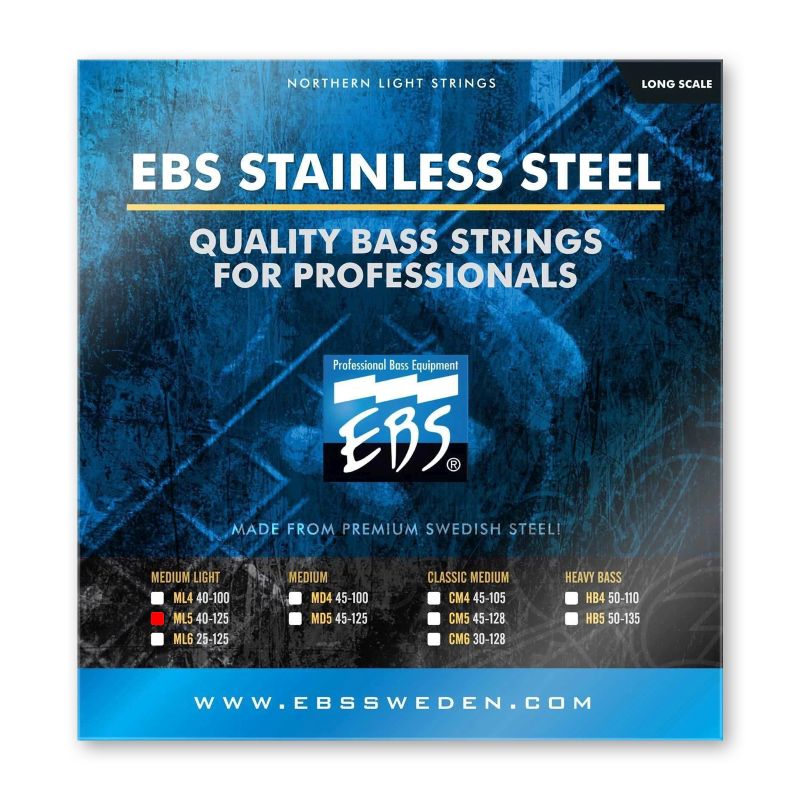 EBS SS-ML5 - struny do gitary basowej
